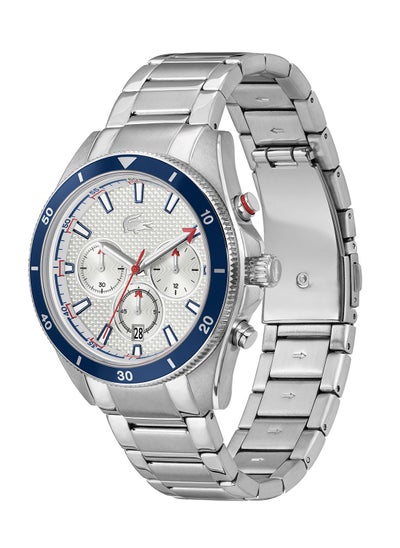 Buy LACOSTE ROUND CHRONOGRAPH MEN'S WHITE CASE WATCH - 2011360 in UAE