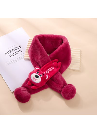 Buy Kids Cartoon Dragon Plush Scarf Winter WarmRose bear Rose bear in UAE