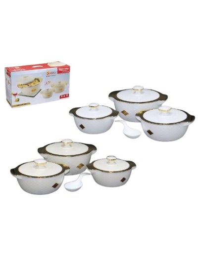 Buy 3-Piece Food Container Set (1200ml, 1700ml, 2500ml) in Saudi Arabia