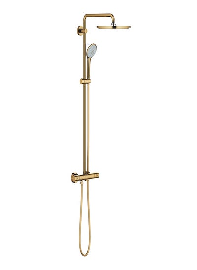 Buy Shower system 2*1 Grohe Euphoria with mixer 26075GL0 gold in Egypt