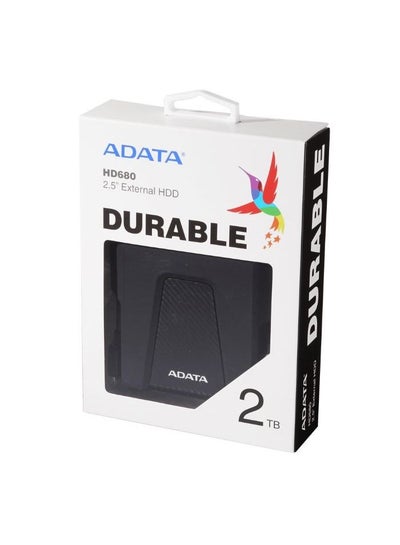 Buy ADATA HD680 DURABLE External Hard Drive | 2TB HDD | Fast Data Transfer Rate | Black in UAE