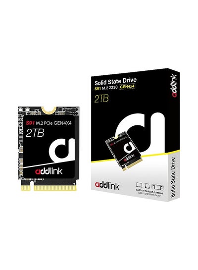 اشتري New S91 2TB 2230 NVMe High Performance PCIe Gen4x4 2230 3D TLC NAND SSD SSD - Read Speed up to 5000 MB/s Internal Solid State Drive - (ad2TBS91M2P) في الامارات