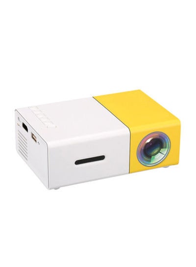 Buy Full HD LCD Projector 600 Lumens YG300 White/Yellow in UAE