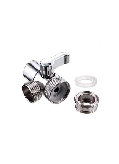 Buy Shower Attachment for Bath Taps Diverter Valve Attachment Add to Filler  28mm 24mm Diverter, Bidet Chrome M22 X M24/M28 in UAE