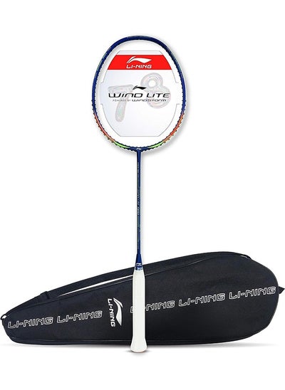 اشتري Wind Lite 900 Badminton Racket - Navy/Red في الامارات