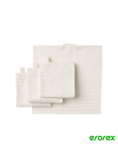 Buy Washcloth white 30x30 cm in Saudi Arabia