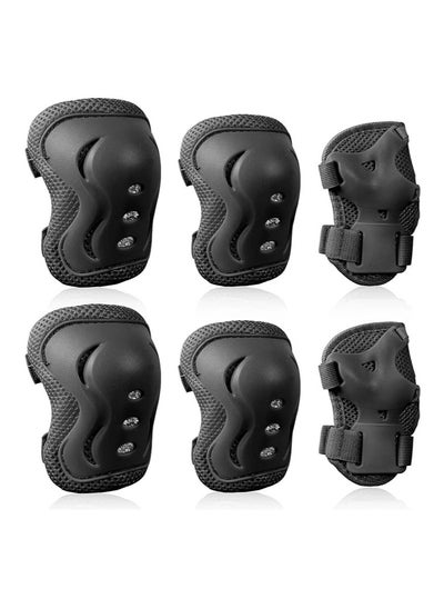 Buy SportQ Ultimate Safety with Knee, Elbow and Wrist Pads for Kids, Youth and Adults, Protective Gear for Cycling, Snowboarding, Bike, Scooter, Outdoor Sports in Egypt