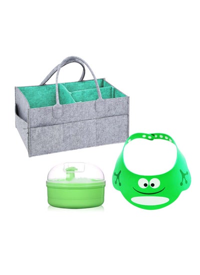 اشتري Star Babies Pack of 3 (Caddy Diaper organizer, Powder Puff, Shower Cap) في الامارات