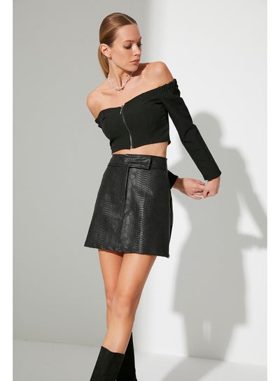 Buy Skirt - Black - Mini in Egypt