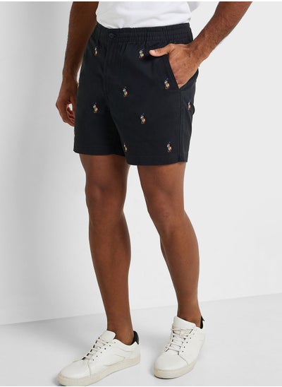 Buy Logo Classic Fit Shorts in Saudi Arabia