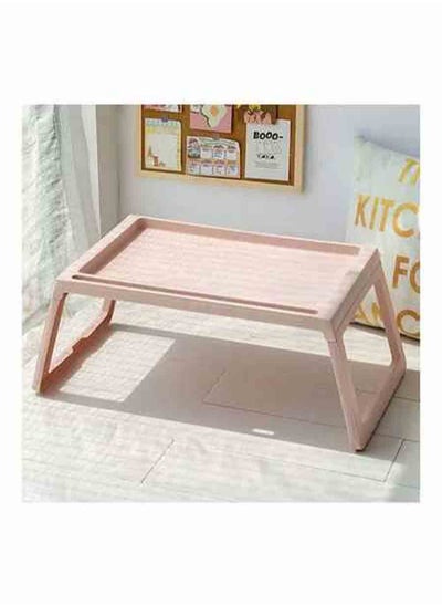 Buy Foldable Bed Tray Pink in Saudi Arabia