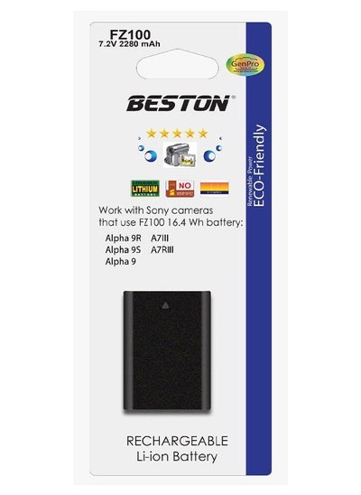 Buy Beston NP-FZ100 Rechargeable Lithium-Ion Battery (2280mAh) in Egypt