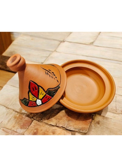 Buy Moroccan style pottery and porcelain bowl, size 30 cm in Egypt