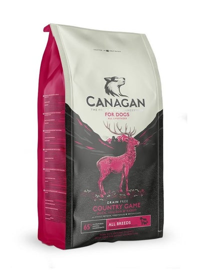 Buy Canagan Country Game for All Breeds Dogs 12Kg in UAE