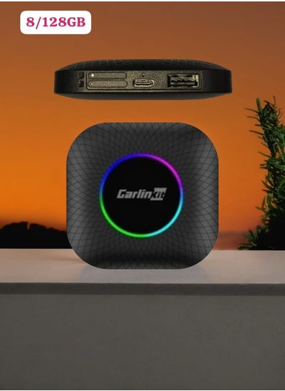 Buy NEW Carlin Kit 8GB Car Play USB Android Auto Wireless Adapter Portable Dongle for OEM Car Radio with Wired Car Play in Saudi Arabia