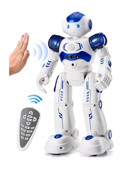 اشتري COOLBABY RC Robot Toys for Kids Gesture & Sensing Remote Control Robot for Age 3 4 5 6 7 8 Year Old Boys Girls Birthday Gift Present (Blue) في الامارات