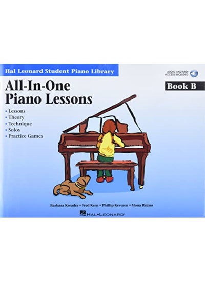 اشتري Allinone Piano Lessons Book B في الامارات