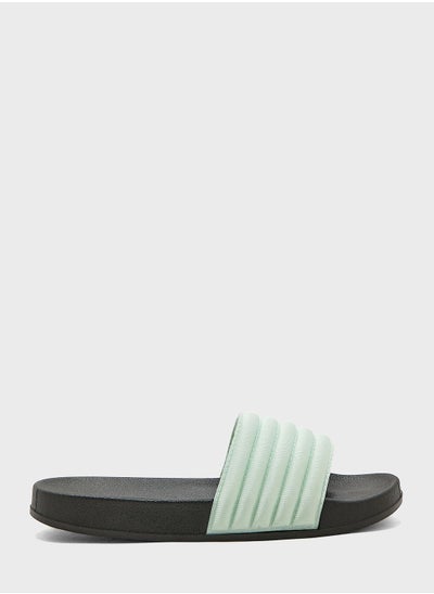 اشتري Striped Strap Slides في الامارات