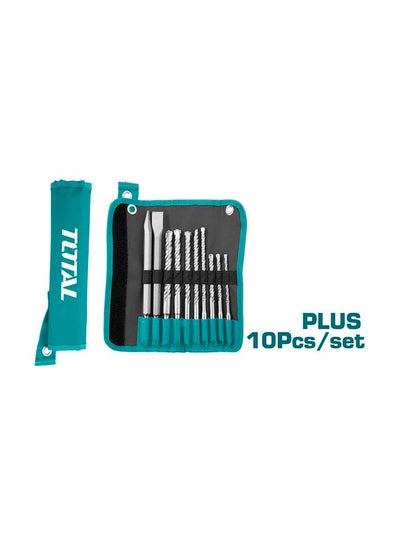 Buy 10-Piece Hammer Drill Bits And Chisels Set in Egypt