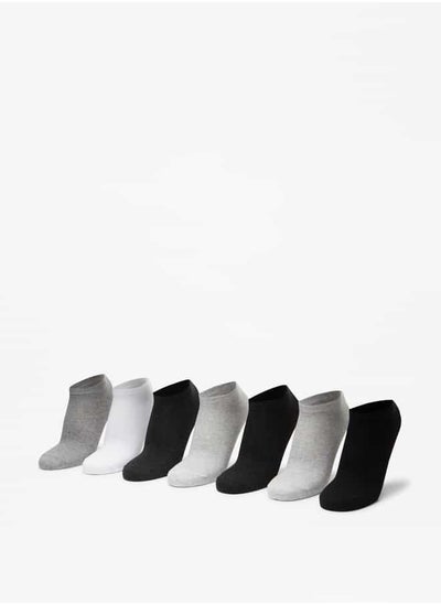 اشتري Men Solid Ankle Length Socks - Set of 7 في السعودية