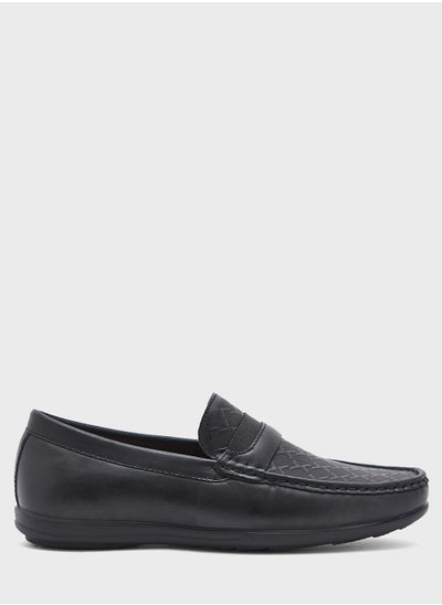 Buy Webbing Detail Loafers in UAE