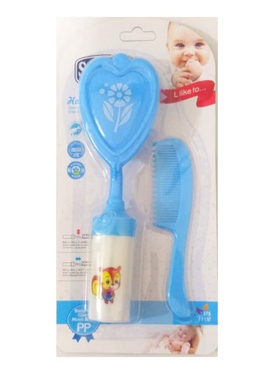 Buy Smart Baby Comb Music Brush Blue Multi-image in Egypt