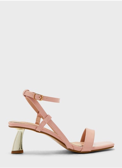 Buy Square-Toe Strappy Sandals in Saudi Arabia