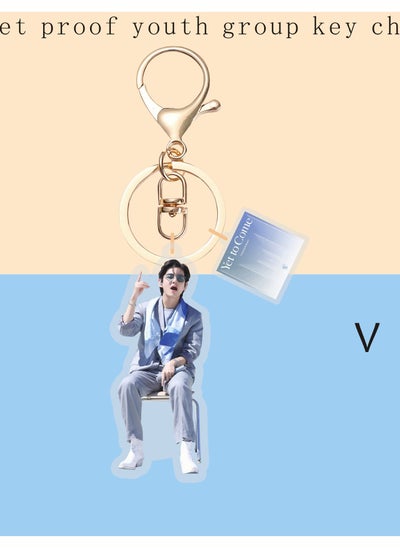 Buy BTS Acrylic Creative Key Chain -V in Saudi Arabia