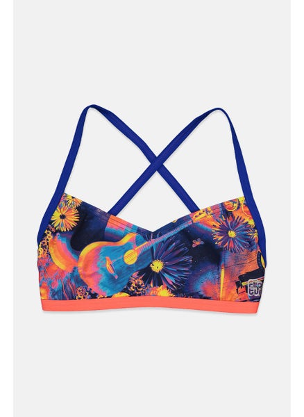 اشتري Women Alloveprint Bikini Top, Blue Combo في السعودية