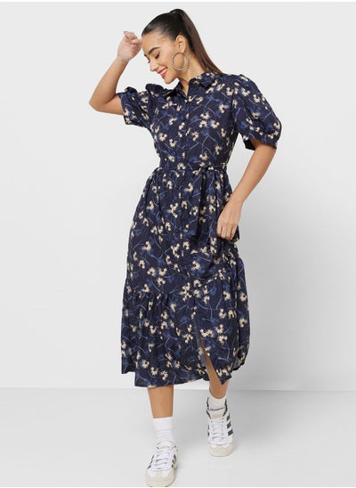 Buy Urban Minx Printed Shirt Dress in Saudi Arabia