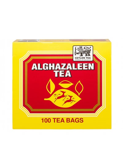 Buy Alghazaleen Pure Ceylon Black Tea Bags 100 x 2g Tea Bags in Box in UAE