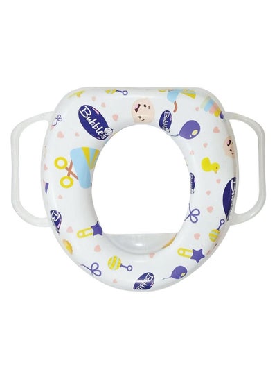 Buy Bubbles Soft Potty Seat and Potty Training Seat - Soft Cushion, Baby Potty Training, Handles, Safe, Easy to Clean, for Toddler, Kid, Boys and Girls. in Egypt
