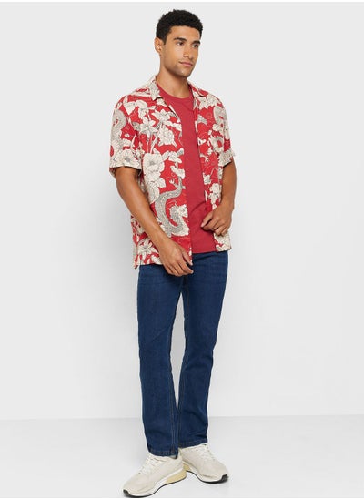 Buy Floral Print Relaxed Fit Shirt in UAE