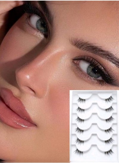 Buy 6-Pairs Corner Eyelashes in Saudi Arabia