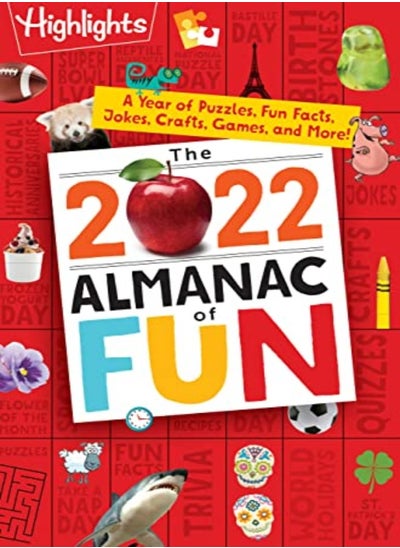 Buy The 2022 Almanac of Fun: A Year of Puzzles, Fun Facts, Jokes, Crafts, Games, and More! in UAE