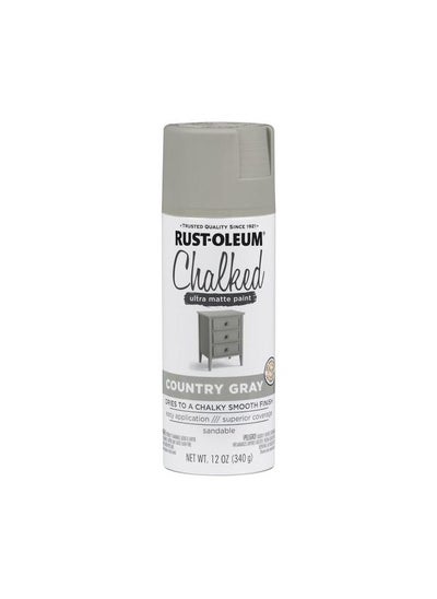 Buy Rust-Oleum Chalked Country Gray Spray Paint, 340g in Saudi Arabia