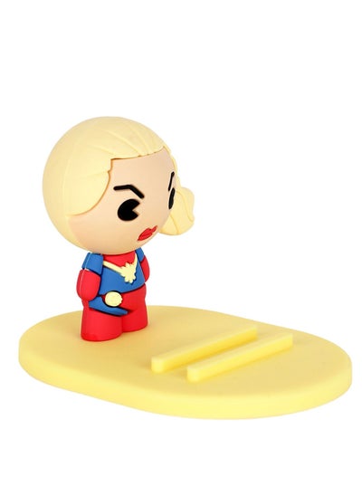 Buy Cute Cartoon Captain Marvel Universal Desktop Table Mobile Phone Holder Stand for iPhone Samsung Xiaomi Huawei in Saudi Arabia