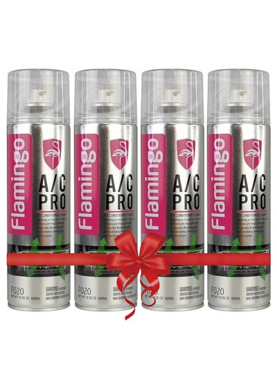 Buy Combo Offer - Buy 4PC Flamingo F020 500ml AC Cleaner Powerful Solution for Cleaner Air and Cooler Comfort in Saudi Arabia