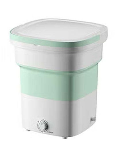 اشتري Portable Mini Folding Clothes Washing Machine 135.0 W Miniwash112 Green/White في الامارات