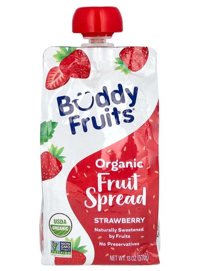 Buy Organic Fruit Spread Strawberry 13 oz (370 g) in UAE