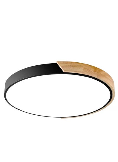 Buy Modern Wood Ceiling Light Round in Saudi Arabia