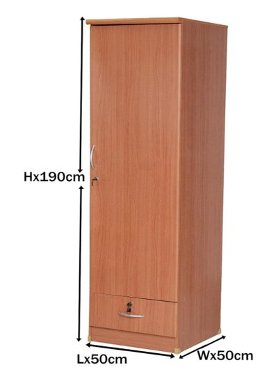 Buy 1 Door Wardrobe MH-611-OAK in UAE