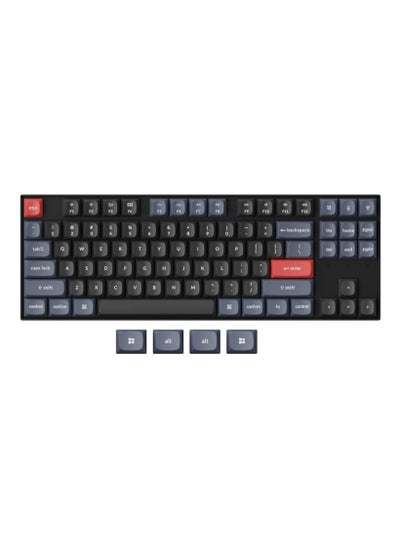 اشتري K8 Pro QMK/VIA Wireless Mechanical Keyboard, Hot-Swappable TKL Custom Programmable Macro Wired Keyboard with Gateron G Pro Brown Switch, RGB Backlit, PBT Keycaps for Mac Windows Linux في الامارات