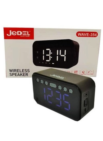 Buy Jedel Wireless Bluetooth Alarm Clock Speaker in Saudi Arabia