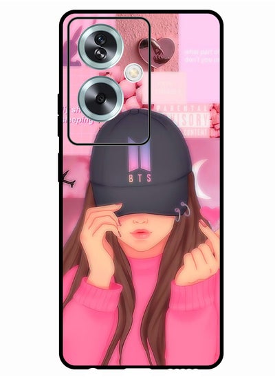 اشتري جراب واقٍ مضاد للخدش ومقاوم للصدمات لهاتف Oppo A79 5G Girl BTS Cap Snap في الامارات