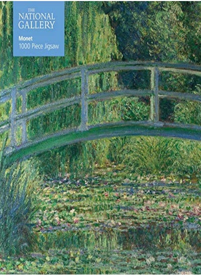 اشتري Adult Jigsaw Puzzle National Gallery Monet Bridge Over Lily Pond 1000Piece Jigsaw Puzzles by Flame Tree Studio Hardcover في الامارات