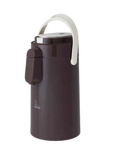 Buy Thermos for tea and coffee pressure, size 2.2 liters in Saudi Arabia