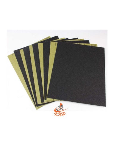 Buy Waterproof Sanding Paper 230 X 280mm - 80 Grit PACK OF 50 in UAE