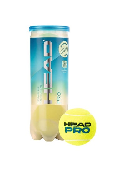 Buy HEAD Pro Tennis Ball - Can of 3 balls, for club players in UAE