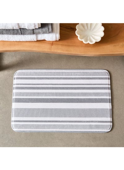 اشتري Amore Nadia Memory Foam Printed Bath Mat 70 x 45 cm في الامارات